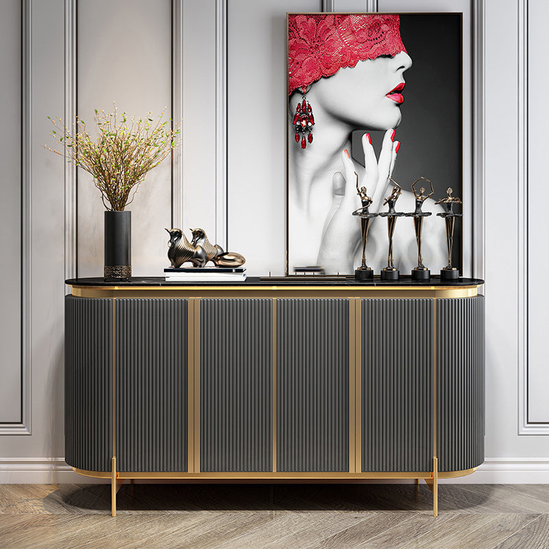 Porta contemporanea in pietra contemporanea armadio per la sala da pranzo sideboard