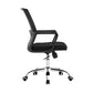 Contemporary Fixed Arm Desk Chair Height-adjustable Ergonomic Desk Chair