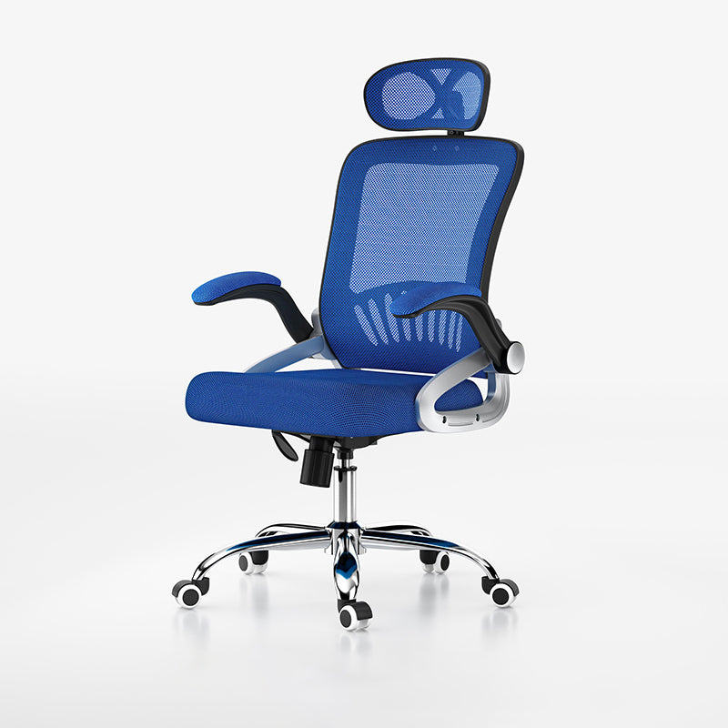 Silla de oficina giratoria de brazo ajustable silla ejecutiva moderna