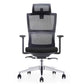 High Back Executive Office Chair Modern Ergonomic Swivel Chair Matte Black Metal Clearhalo 'furn' 'furn_office_chair' 'Furniture' 'Office Chairs' 'Office Furniture' 'office_chair' 5258720