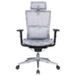 High Back Executive Office Chair Modern Ergonomic Swivel Chair Silver Metal Clearhalo 'furn' 'furn_office_chair' 'Furniture' 'Office Chairs' 'Office Furniture' 'office_chair' 5258723