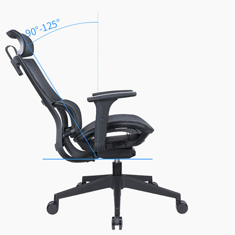 High Back Executive Office Chair Modern Ergonomic Swivel Chair Clearhalo 'furn' 'furn_office_chair' 'Furniture' 'Office Chairs' 'Office Furniture' 'office_chair' 5258727