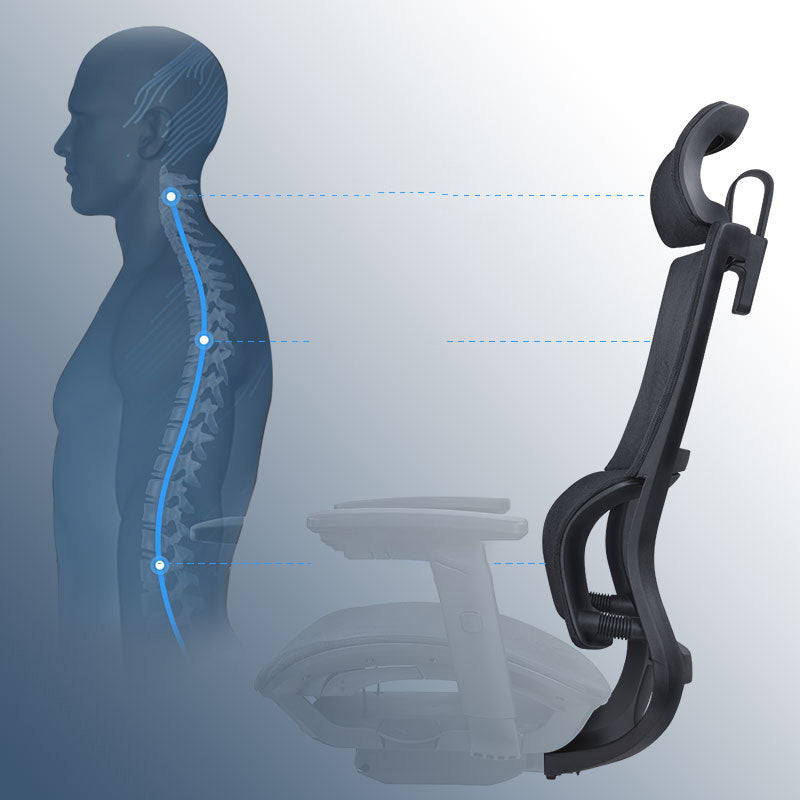 High Back Executive Office Chair Modern Ergonomic Swivel Chair Clearhalo 'furn' 'furn_office_chair' 'Furniture' 'Office Chairs' 'Office Furniture' 'office_chair' 5258728