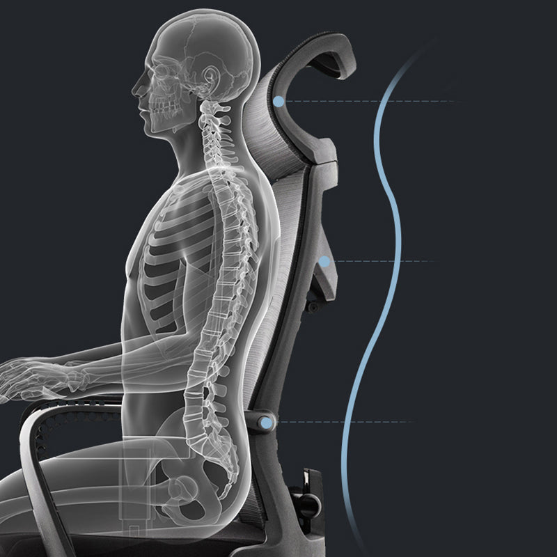 High Back Executive Office Chair Moderner ergonomischer Schwenkarm Stuhl