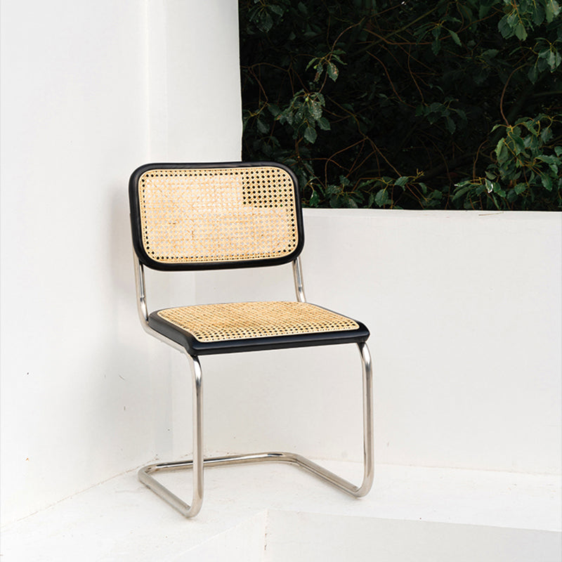 Sedia conferenze contemporanea di metallo base sedia da ufficio senza braccioli