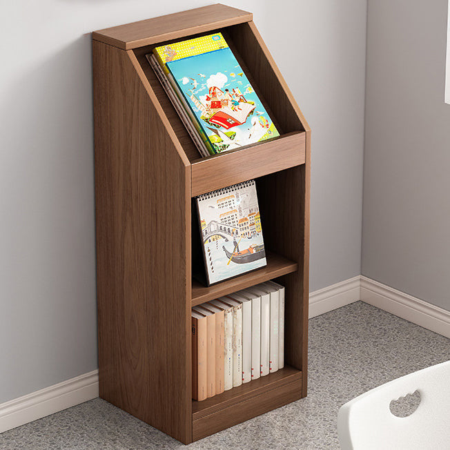 Closed Back Shelf Bookcase Scandinavian Bookshelf for Office