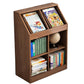 Closed Back Shelf Bookcase Scandinavian Bookshelf for Office
