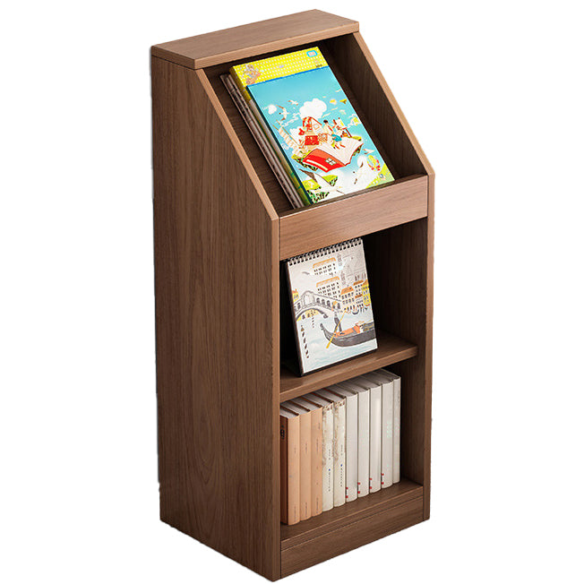 Closed Back Shelf Bookcase Scandinavian Bookshelf for Office