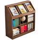 Closed Back Shelf Bookcase Scandinavian Bookshelf for Office