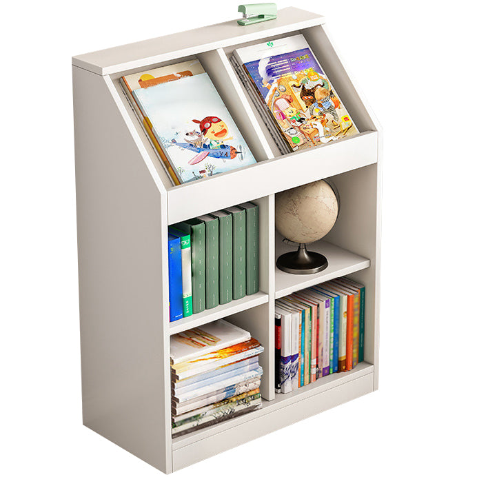 Closed Back Shelf Bookcase Scandinavian Bookshelf for Office
