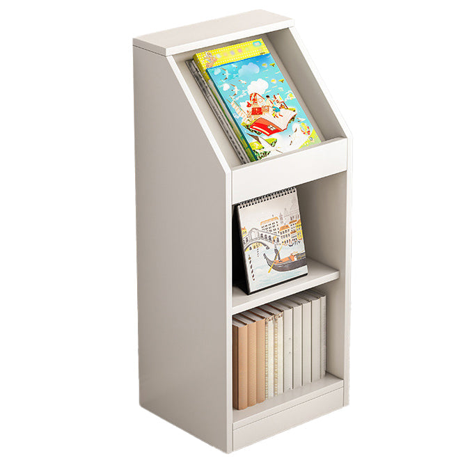 Closed Back Shelf Bookcase Scandinavian Bookshelf for Office