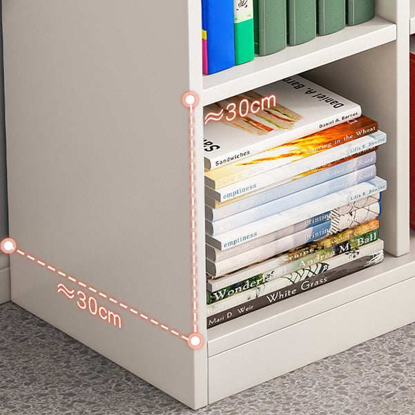 Closed Back Shelf Bookcase Scandinavian Bookshelf for Office