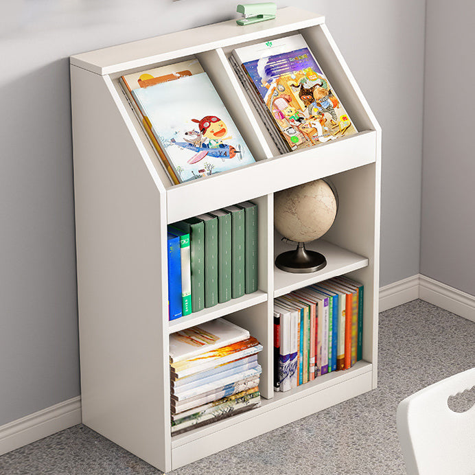 Closed Back Shelf Bookcase Scandinavian Bookshelf for Office