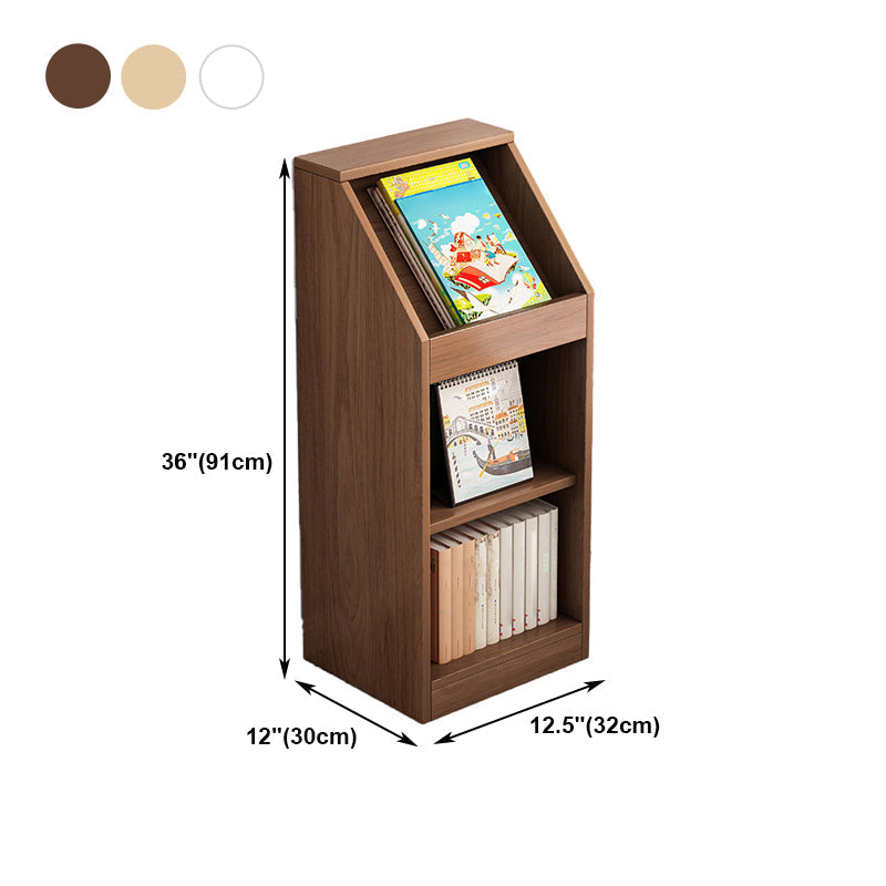 Bibliothèque de l'étagère à dos fermé Scandinave Bidress pour le bureau