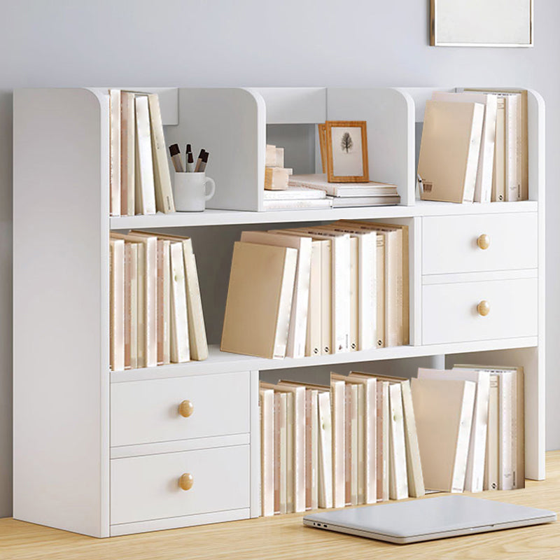 モダンなスタイルの本棚オープンバックエンジニアホームオフィス用の木製本棚