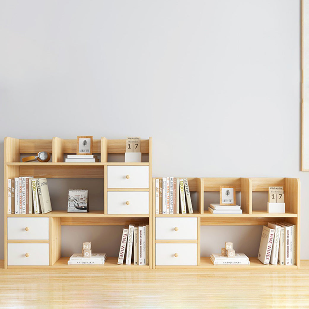 モダンなスタイルの本棚オープンバックエンジニアホームオフィス用の木製本棚