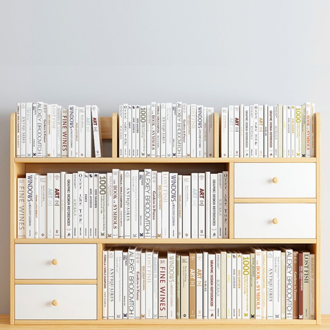 モダンなスタイルの本棚オープンバックエンジニアホームオフィス用の木製本棚