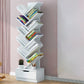7.87"W Bookshelf Closed Back Contemporary Style Bookcase for Office Home Clearhalo 'Bookcases' 'furn' 'furn_bookcases' 'Furniture' 'Office Furniture' 5258885