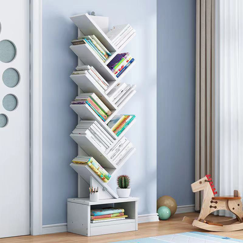 7.87"W Bookshelf Closed Back Contemporary Style Bookcase for Office Home Clearhalo 'Bookcases' 'furn' 'furn_bookcases' 'Furniture' 'Office Furniture' 5258896