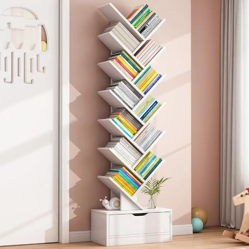 7.87"W Bookshelf Closed Back Contemporary Style Bookcase for Office Home Clearhalo 'Bookcases' 'furn' 'furn_bookcases' 'Furniture' 'Office Furniture' 5258899