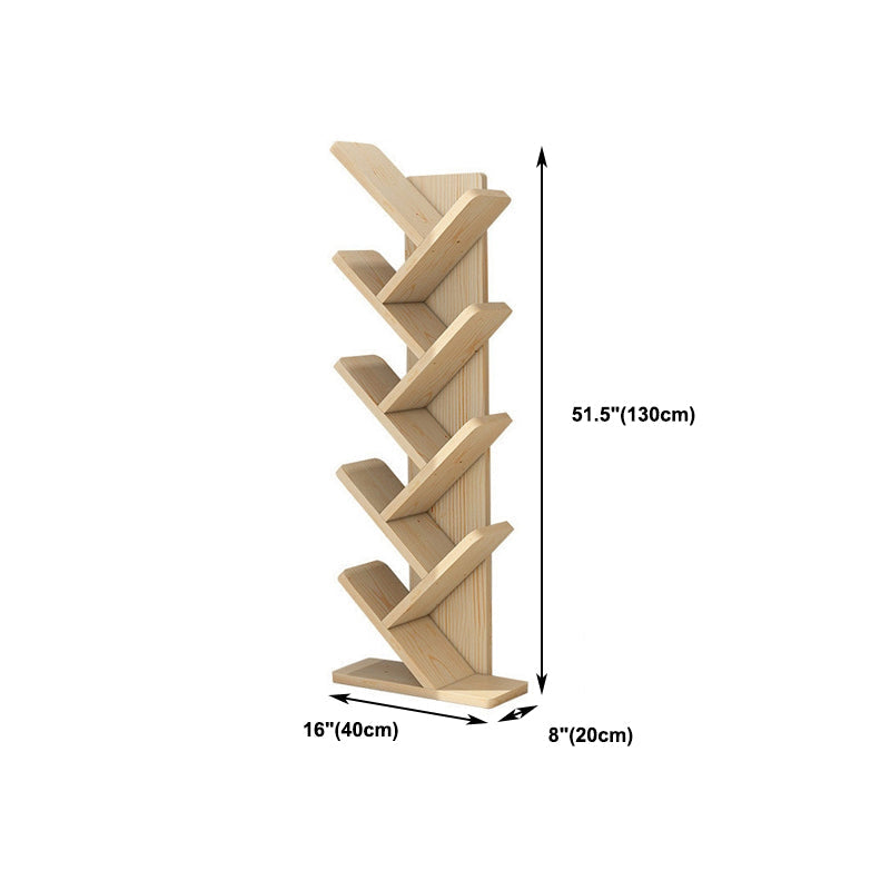 7.87"W Bookshelf Closed Back Contemporary Style Bookcase for Office Home Clearhalo 'Bookcases' 'furn' 'furn_bookcases' 'Furniture' 'Office Furniture' 5258906