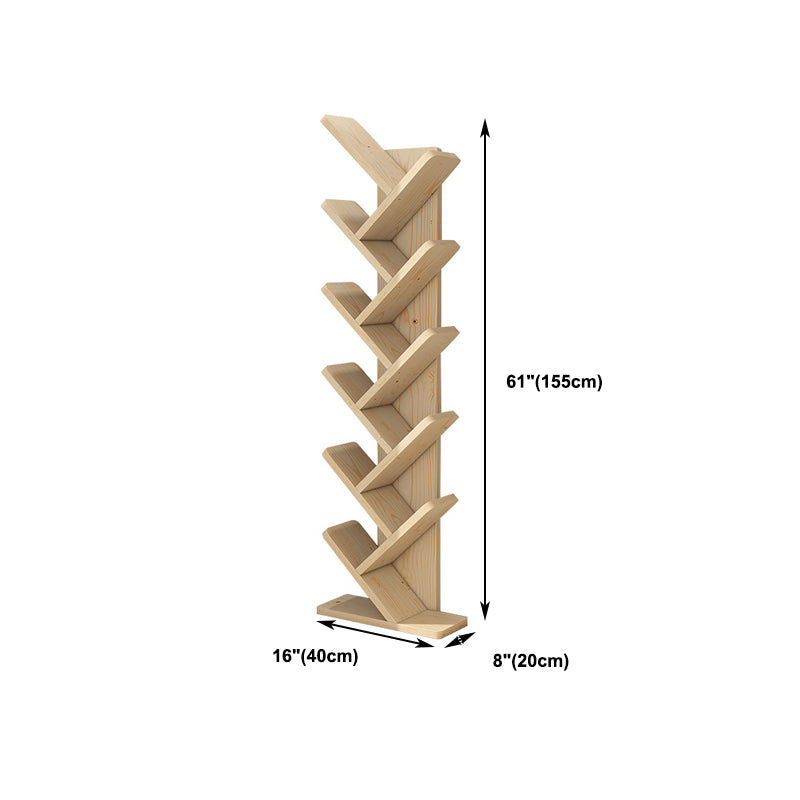 7.87"W Bookshelf Closed Back Contemporary Style Bookcase for Office Home Clearhalo 'Bookcases' 'furn' 'furn_bookcases' 'Furniture' 'Office Furniture' 5258907