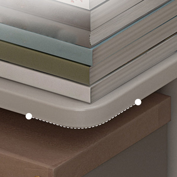 13.78"W Bookshelf Contemporary Style Bookcase for Home and Office