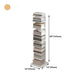 13.78"W Bookshelf Contemporary Style Bookcase for Home and Office