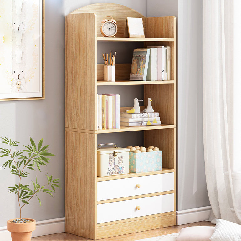 Modern Style Bookshelf Engineer Wood Bookcase for Home Study Room Clearhalo 'Bookcases' 'furn' 'furn_bookcases' 'Furniture' 'Office Furniture' 5259012