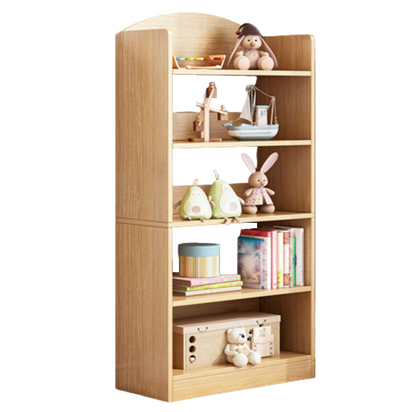 Modern Style Bookshelf Engineer Wood Bookcase for Home Study Room 32.3"L x 11.8"W x 63.8"H Natural Shelves Clearhalo 'Bookcases' 'furn' 'furn_bookcases' 'Furniture' 'Office Furniture' 5259014