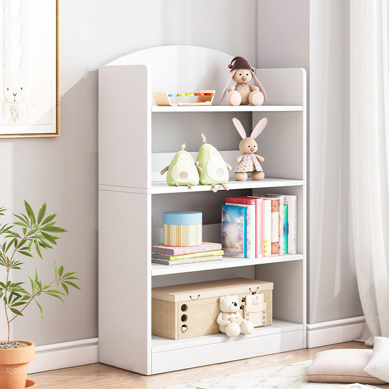 Modern Style Bookshelf Engineer Wood Bookcase for Home Study Room 32.3"L x 11.8"W x 51.2"H White Shelves Clearhalo 'Bookcases' 'furn' 'furn_bookcases' 'Furniture' 'Office Furniture' 5259024