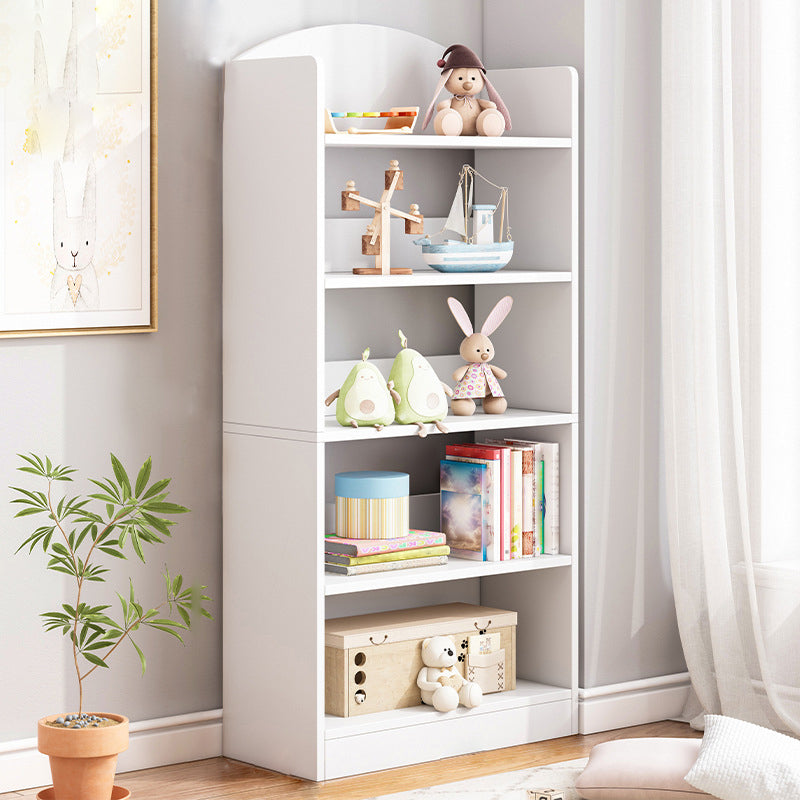 Modern Style Bookshelf Engineer Wood Bookcase for Home Study Room 24.4"L x 11.8"W x 63.8"H White Shelves Clearhalo 'Bookcases' 'furn' 'furn_bookcases' 'Furniture' 'Office Furniture' 5259026