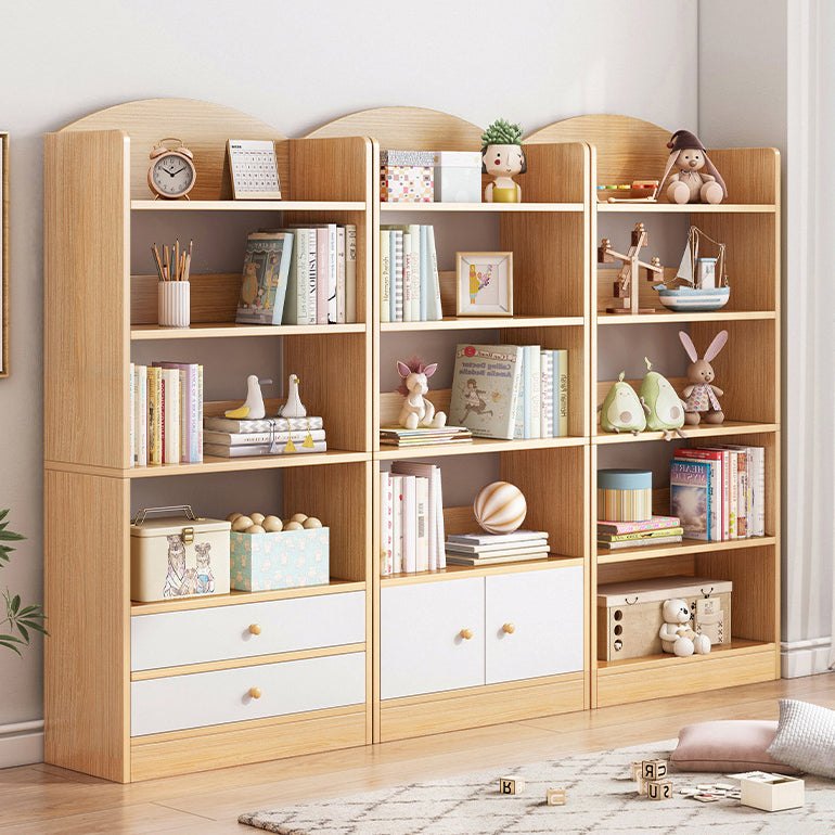 Modern Style Bookshelf Engineer Wood Bookcase for Home Study Room Clearhalo 'Bookcases' 'furn' 'furn_bookcases' 'Furniture' 'Office Furniture' 5259031