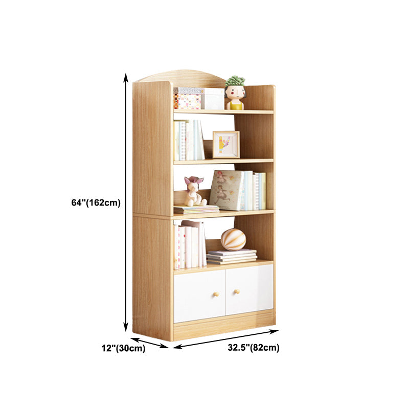 Modern Style Bookshelf Engineer Wood Bookcase for Home Study Room Clearhalo 'Bookcases' 'furn' 'furn_bookcases' 'Furniture' 'Office Furniture' 5259039