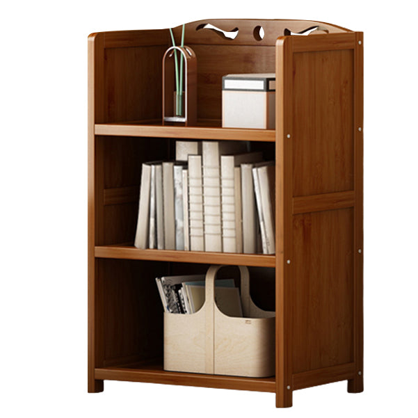 Brown Color Modern Style Bookshelf Engineer Wood Bookcase for Home 19.7"L x 11.4"W x 31.5"H Clearhalo 'Bookcases' 'furn' 'furn_bookcases' 'Furniture' 'Office Furniture' 5259077