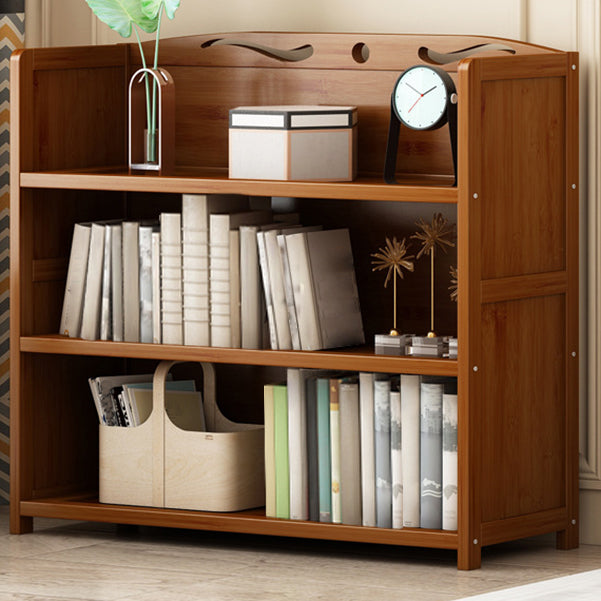 Brown Color Modern Style Bookshelf Engineer Wood Bookcase for Home Clearhalo 'Bookcases' 'furn' 'furn_bookcases' 'Furniture' 'Office Furniture' 5259079