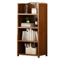 Brown Color Modern Style Bookshelf Engineer Wood Bookcase for Home 19.7"L x 11.4"W x 43.3"H Clearhalo 'Bookcases' 'furn' 'furn_bookcases' 'Furniture' 'Office Furniture' 5259089