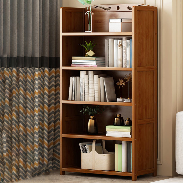 Brown Color Modern Style Bookshelf Engineer Wood Bookcase for Home Clearhalo 'Bookcases' 'furn' 'furn_bookcases' 'Furniture' 'Office Furniture' 5259097