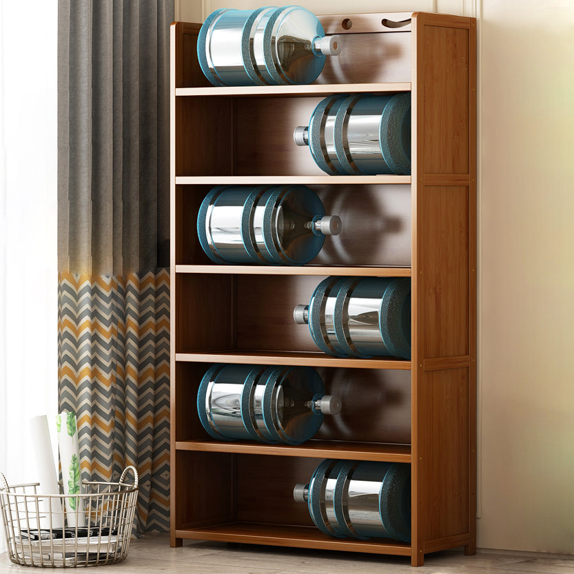 Brown Color Modern Style Bookshelf Engineer Wood Bookcase for Home Clearhalo 'Bookcases' 'furn' 'furn_bookcases' 'Furniture' 'Office Furniture' 5259100