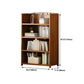 Brown Color Modern Style Bookshelf Engineer Wood Bookcase for Home Clearhalo 'Bookcases' 'furn' 'furn_bookcases' 'Furniture' 'Office Furniture' 5259105