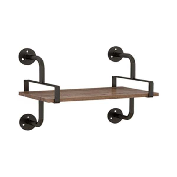 7.87"W Bookshelf Industrial Style Wall Mounted Bookcase for Home Study Room 39.4"L x 7.9"W x 15"H Clearhalo 'Bookcases' 'furn' 'furn_bookcases' 'Furniture' 'Office Furniture' 5259154