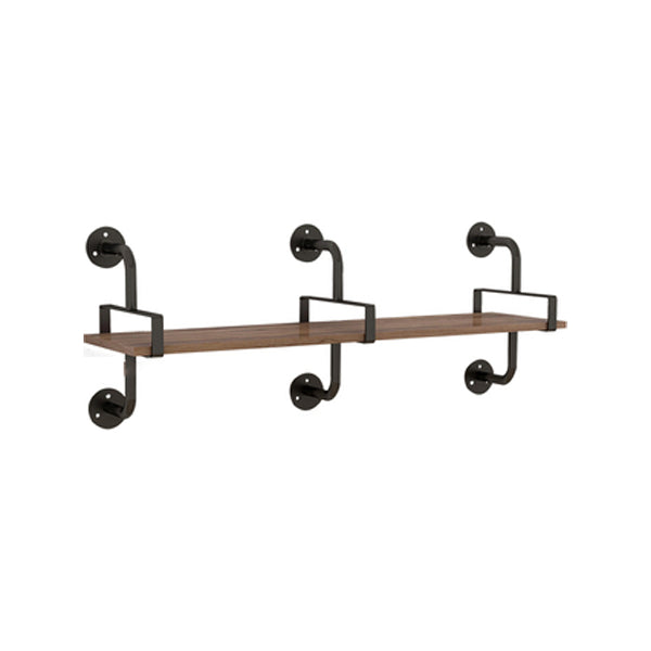 7.87 "W boekenplank industriële stijl muur gemonteerde boekenkast voor thuisstudieruimte