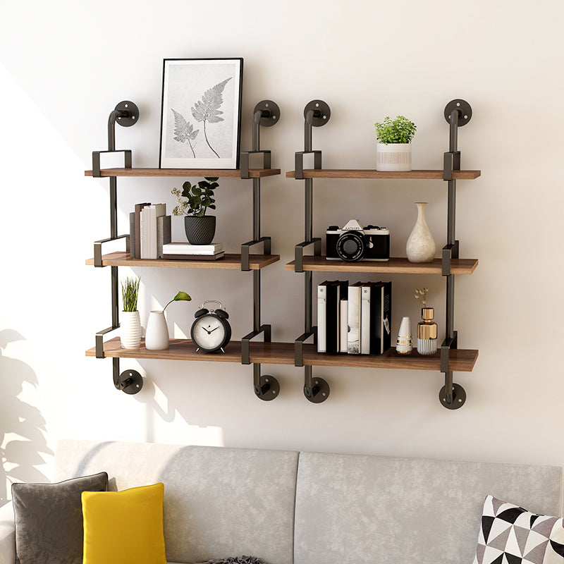 7.87"W Bookshelf Industrial Style Wall Mounted Bookcase for Home Study Room Clearhalo 'Bookcases' 'furn' 'furn_bookcases' 'Furniture' 'Office Furniture' 5259156