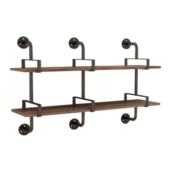 7.87 "W boekenplank industriële stijl muur gemonteerde boekenkast voor thuisstudieruimte