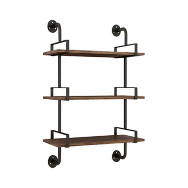 7.87"W Bookshelf Industrial Style Wall Mounted Bookcase for Home Study Room 39.4"L x 7.9"W x 39.8"H Clearhalo 'Bookcases' 'furn' 'furn_bookcases' 'Furniture' 'Office Furniture' 5259161