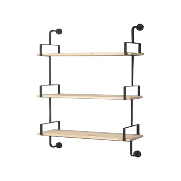 9.84 "W boekenplank industriële stijl muur gemonteerde boekenkast voor thuisstudieruimte