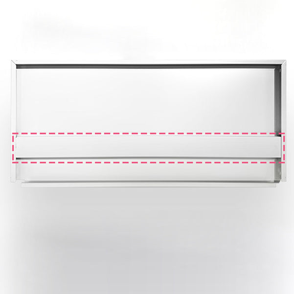 White and Black Modern Bookshelf Closed Back Wood Bookcase for Home