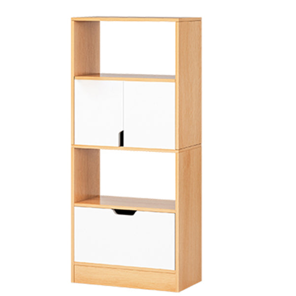 Modern Style Bookshelf Engineer Wood Bookcase for Study Room