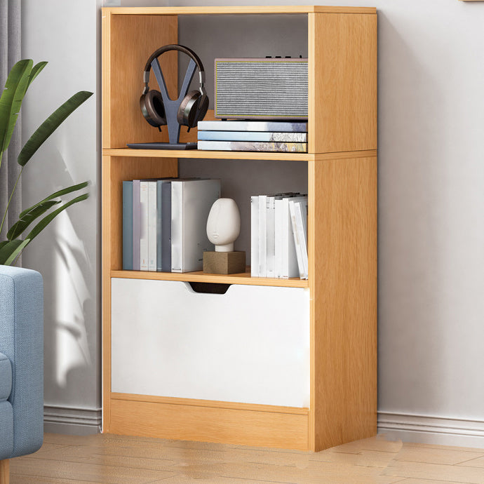 Modern Style Bookshelf Engineer Wood Bookcase for Study Room