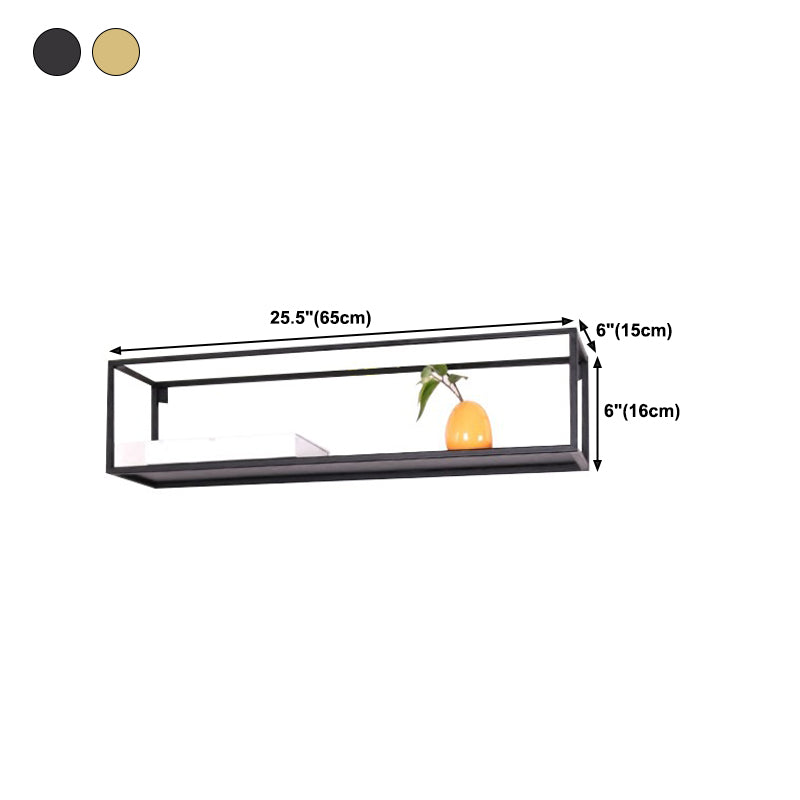 Estante de metal estantería de estantería montada en la pared industrial para la oficina